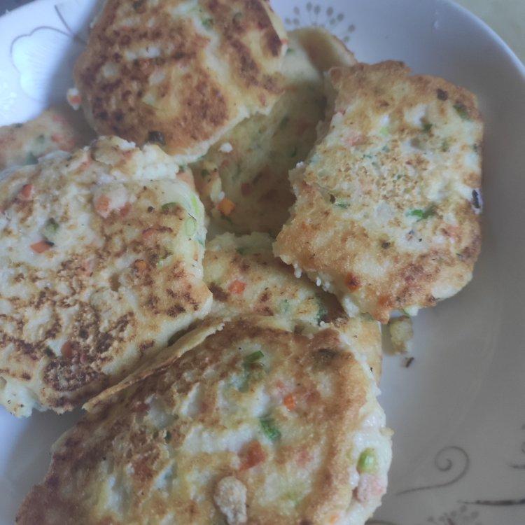 人见人爱好吃香喷喷的豆渣饼🤭🤭🤭