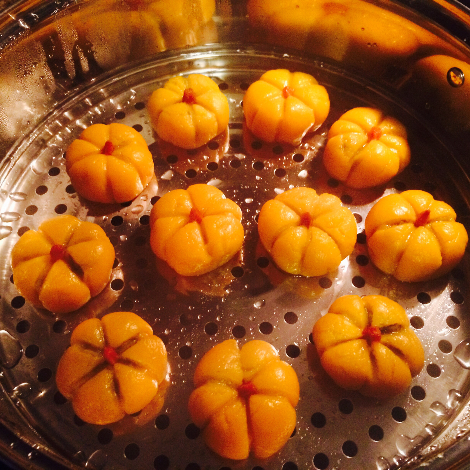 可爱呆萌南瓜饼