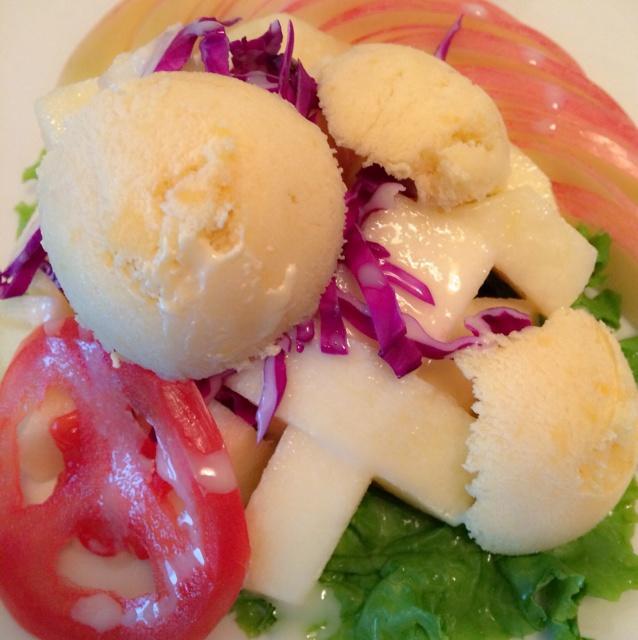 芒果冰淇淋蔬菜沙拉