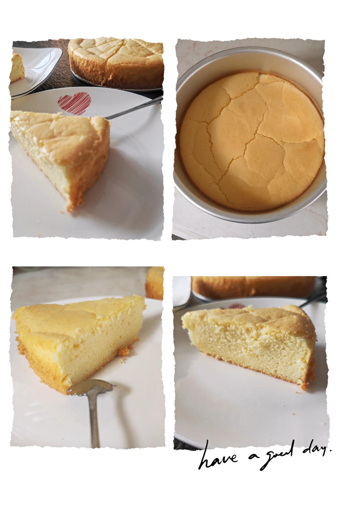 8寸戚风蛋糕（完美不开裂）