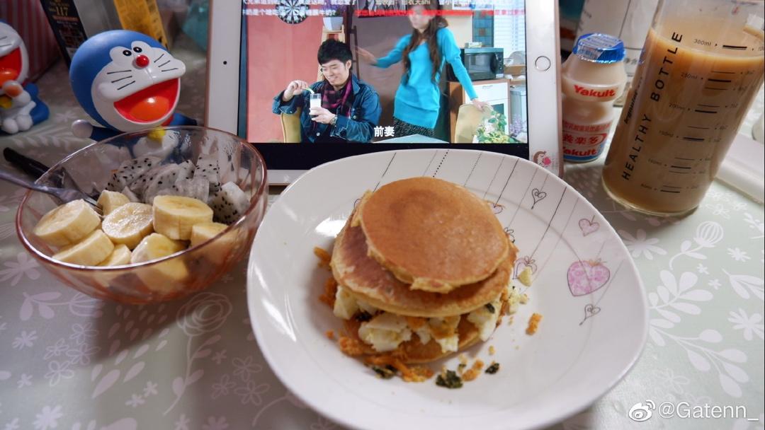 快手点心-香蕉松饼