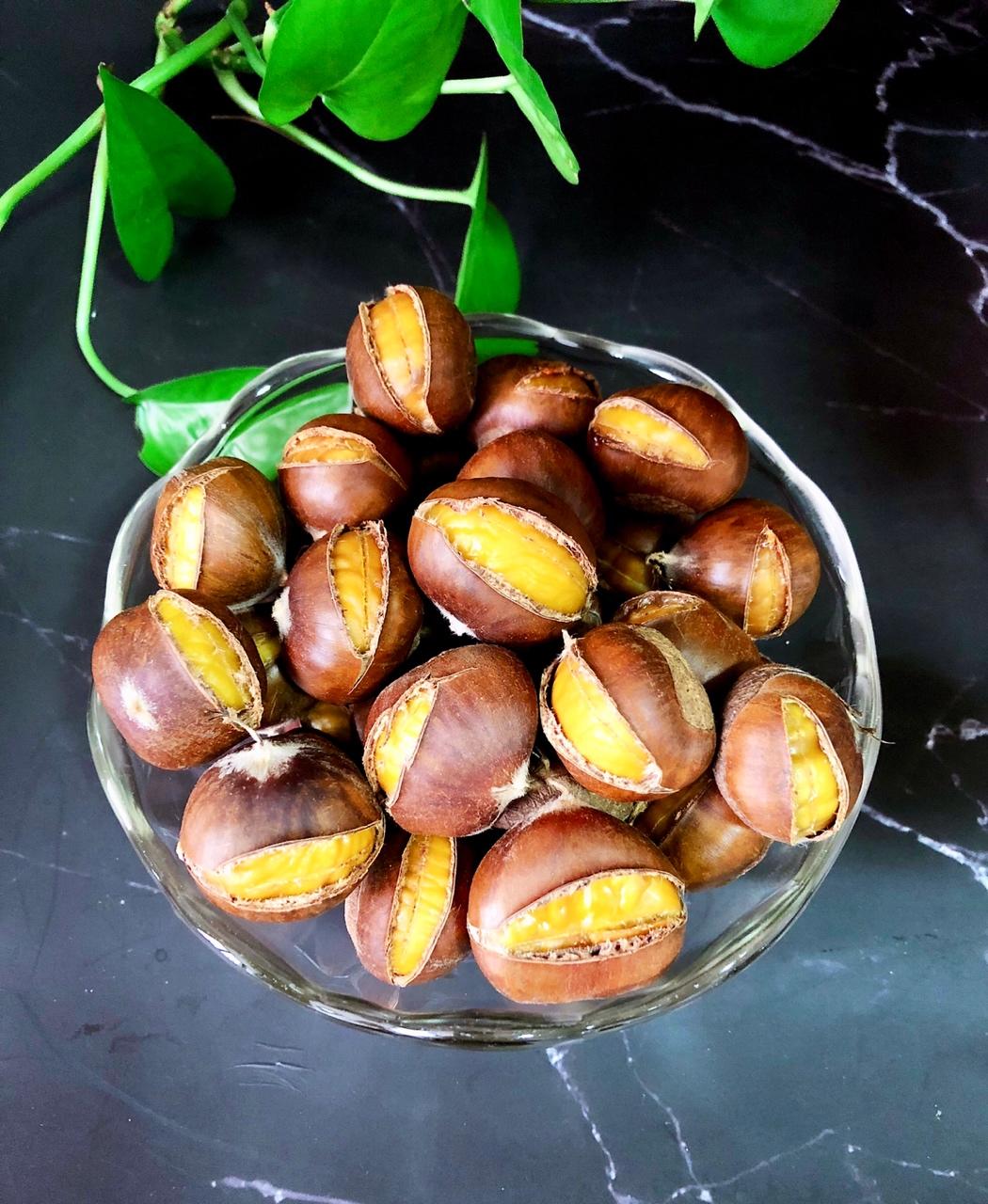 cyx-10做的烤板栗【附带新鲜板栗保存方法】