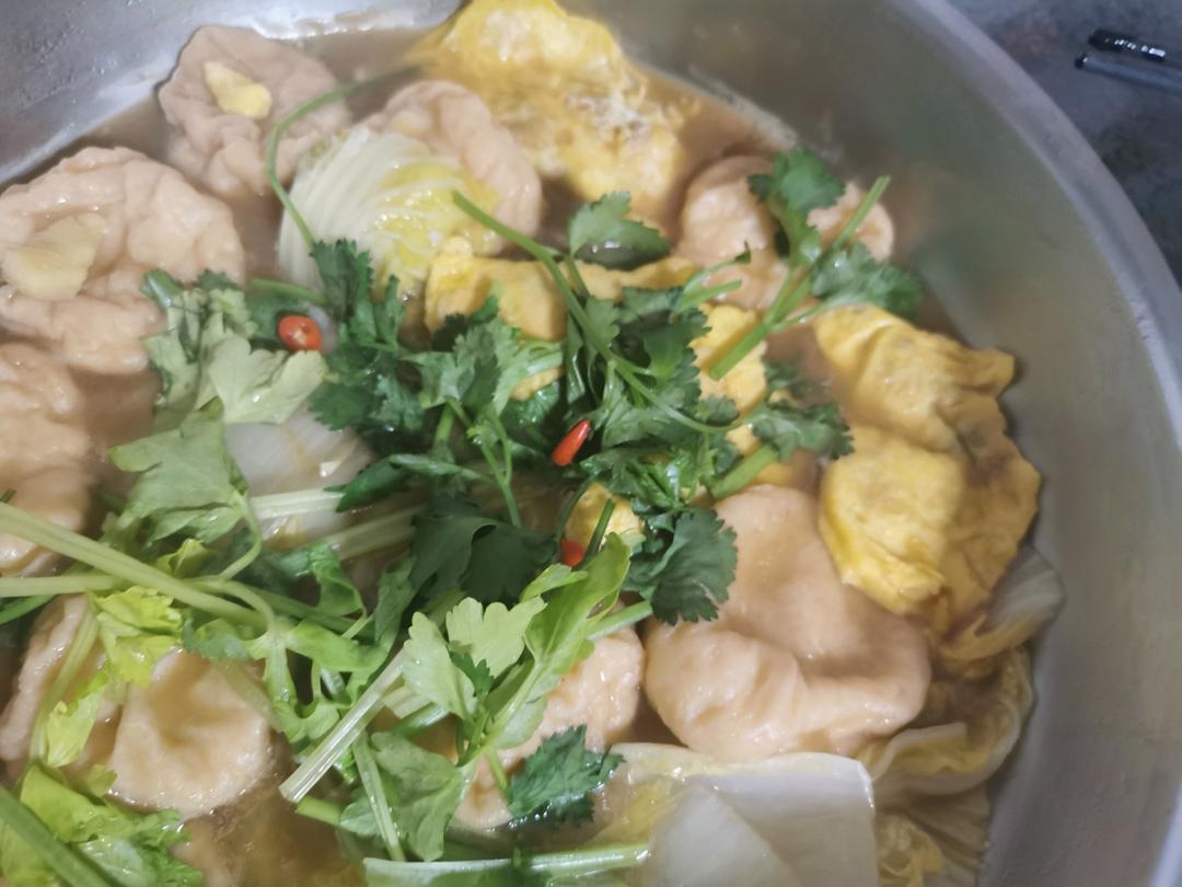 干贝鱼腐烩白菜