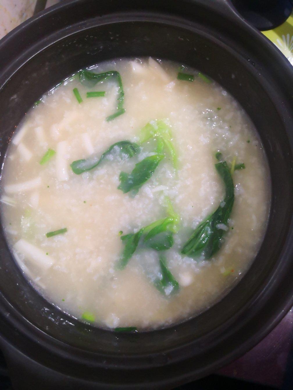 蘑菇鲜虾粥