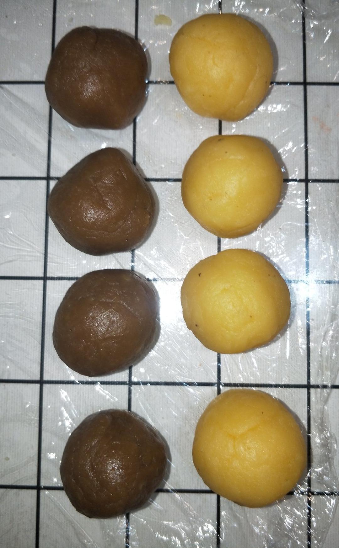 🥮一次学会6种奶黄馅｜原味｜伯爵茶｜金沙｜抹茶｜可可｜摩卡（消耗奶油）