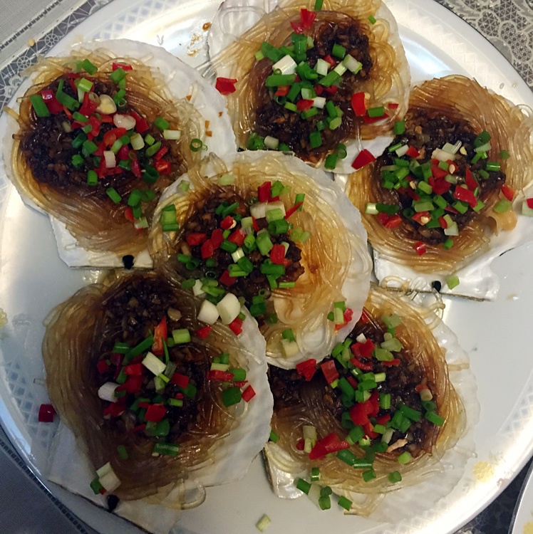 蒜蓉粉丝蒸扇贝