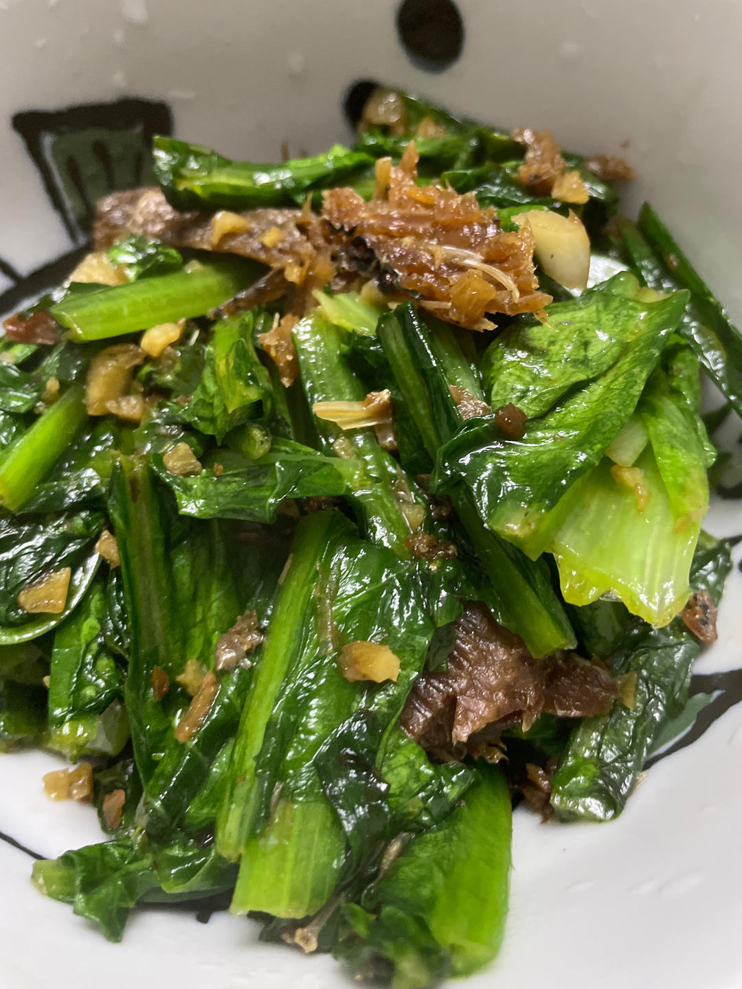豆豉鲮鱼油麦菜