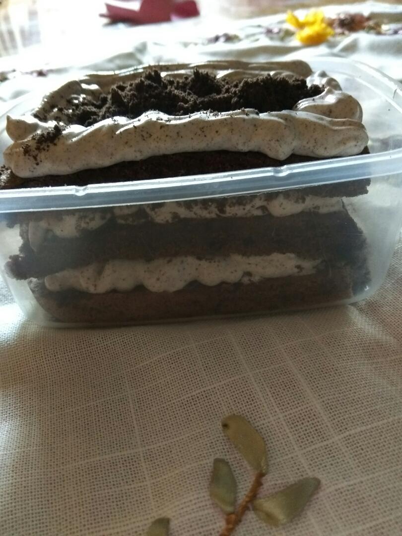 好吃到流泪的奥利奥咸奶油盒子蛋糕