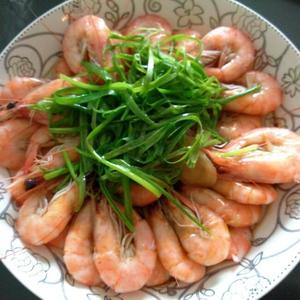 简单好吃的葱油海虾的做法 步骤5