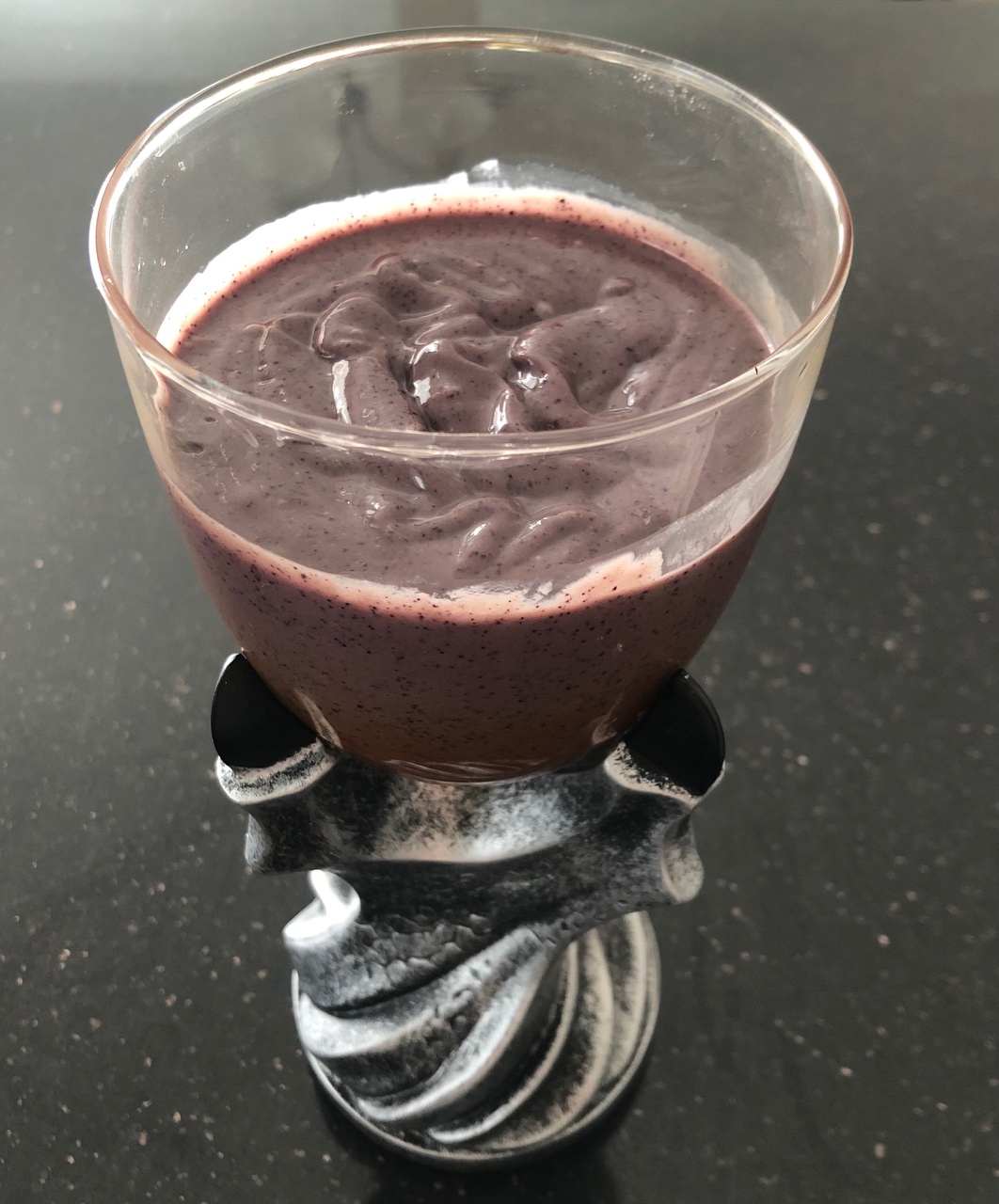 6#蓝莓牛油果水果冰沙的做法