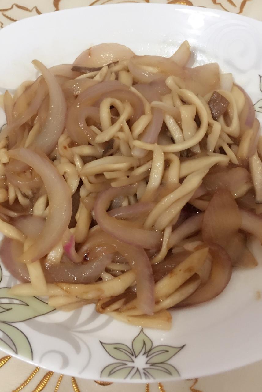 洋葱遇到杏鲍菇