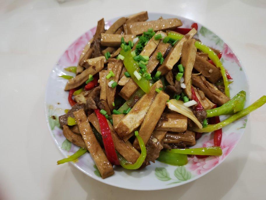 香干肉丝，家常菜