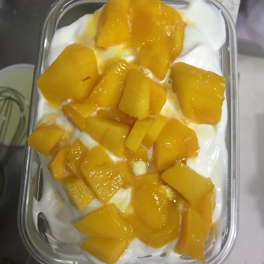 芒果千层蛋糕盒子