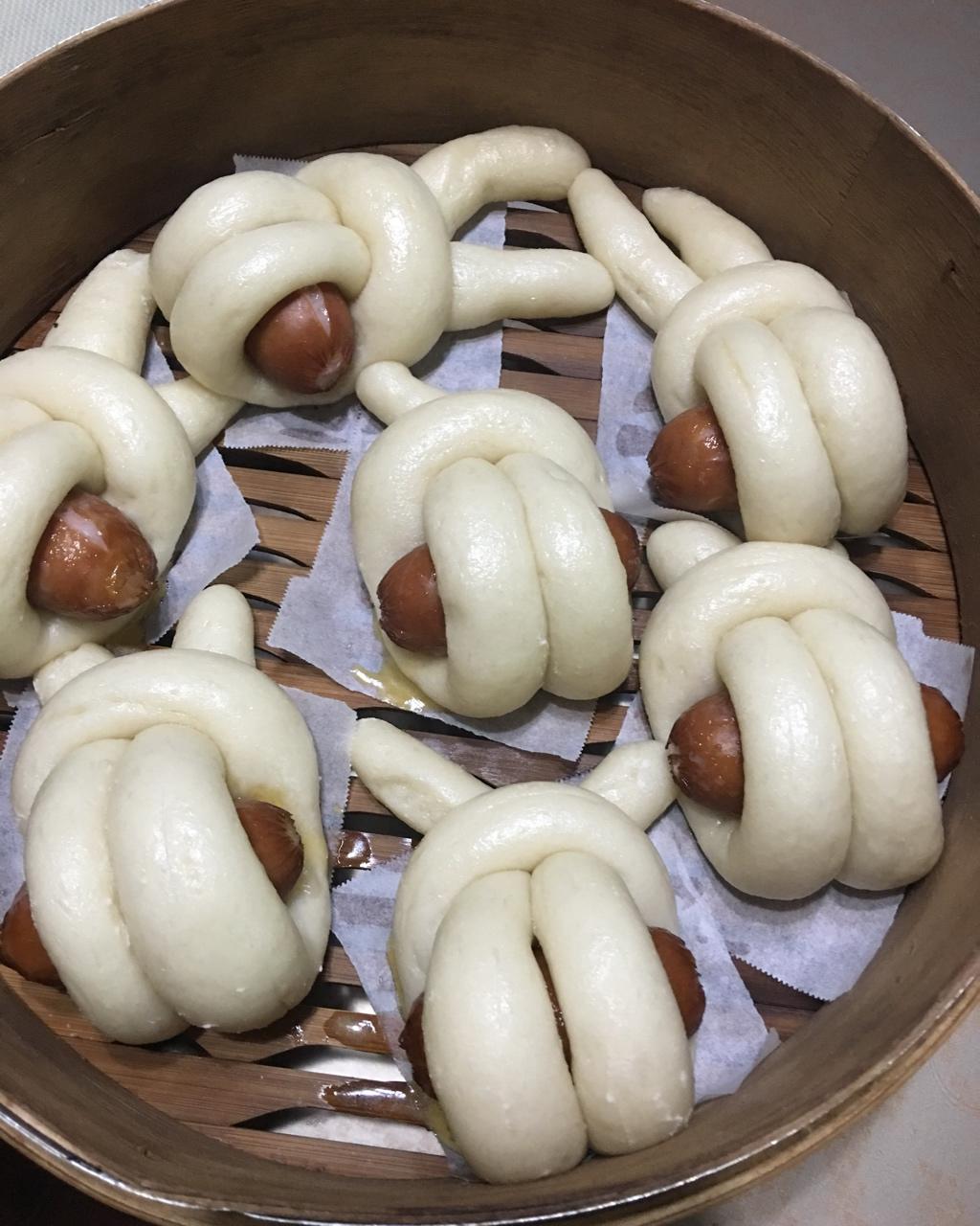 兔子香肠馒头（一次发酵）