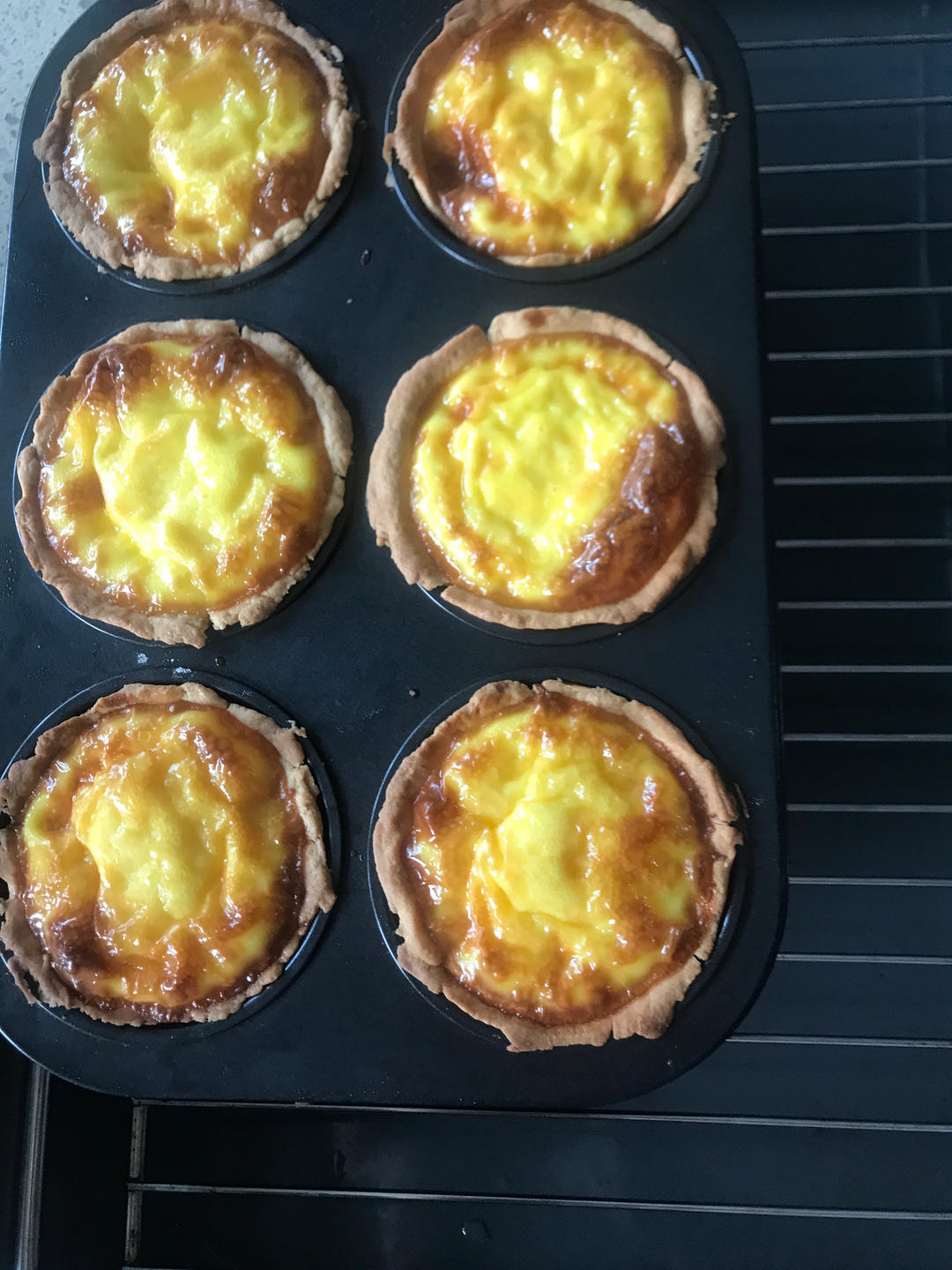 【酥到掉渣--德式布丁蛋挞】