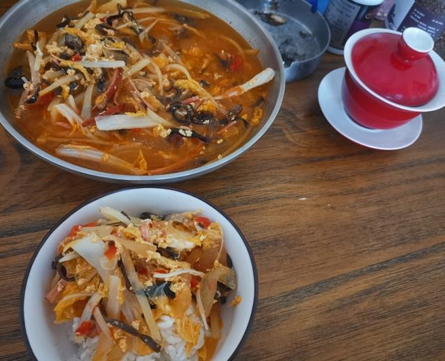 痛风的酸辣汤的做法