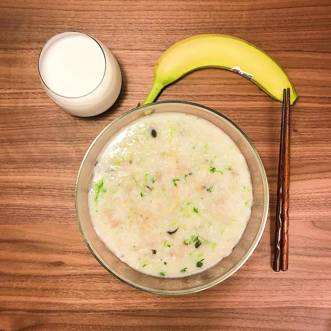 皮蛋瘦肉粥，两种米让它绵滑浓香
