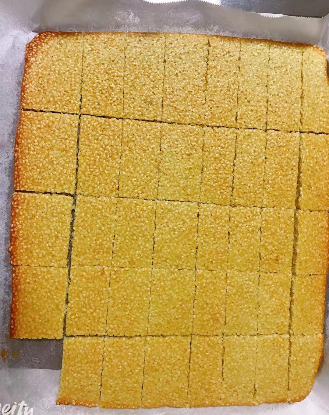 嘎嘎脆的芝麻糖