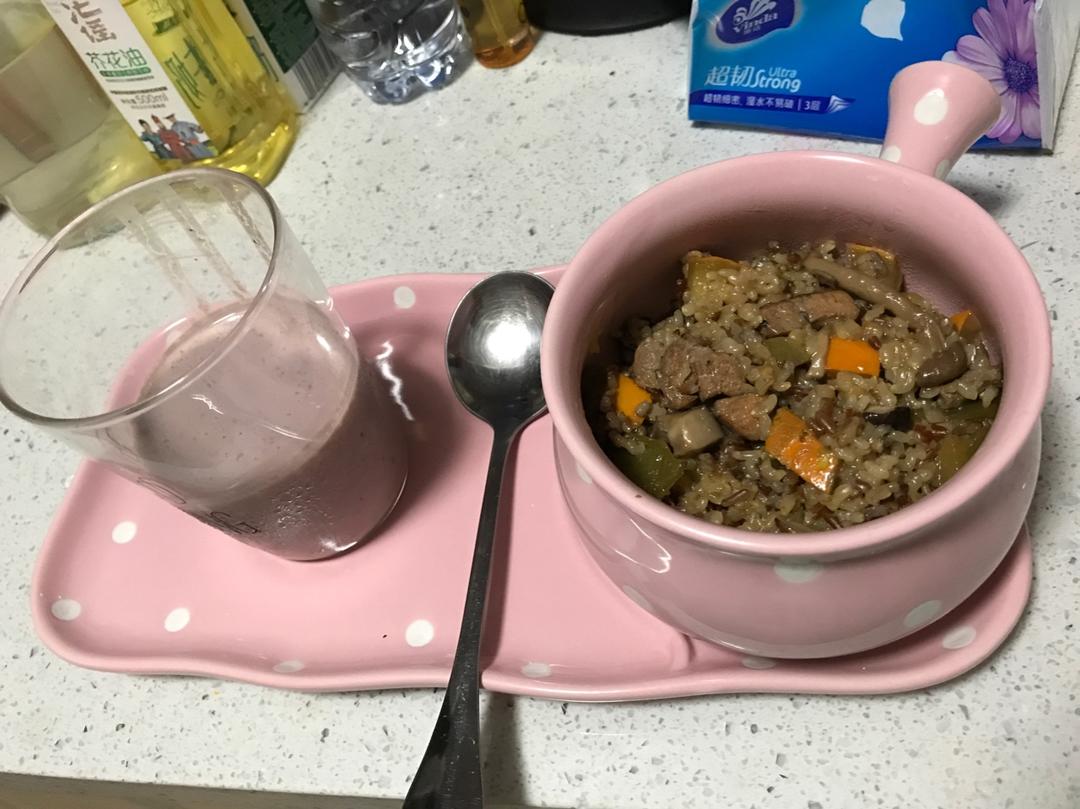 糙米南瓜香菇饭