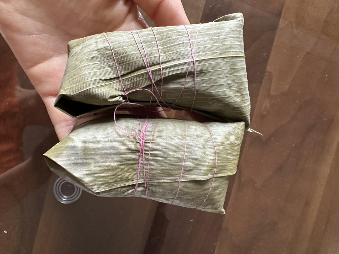 四角长粽子的包法（有视频）