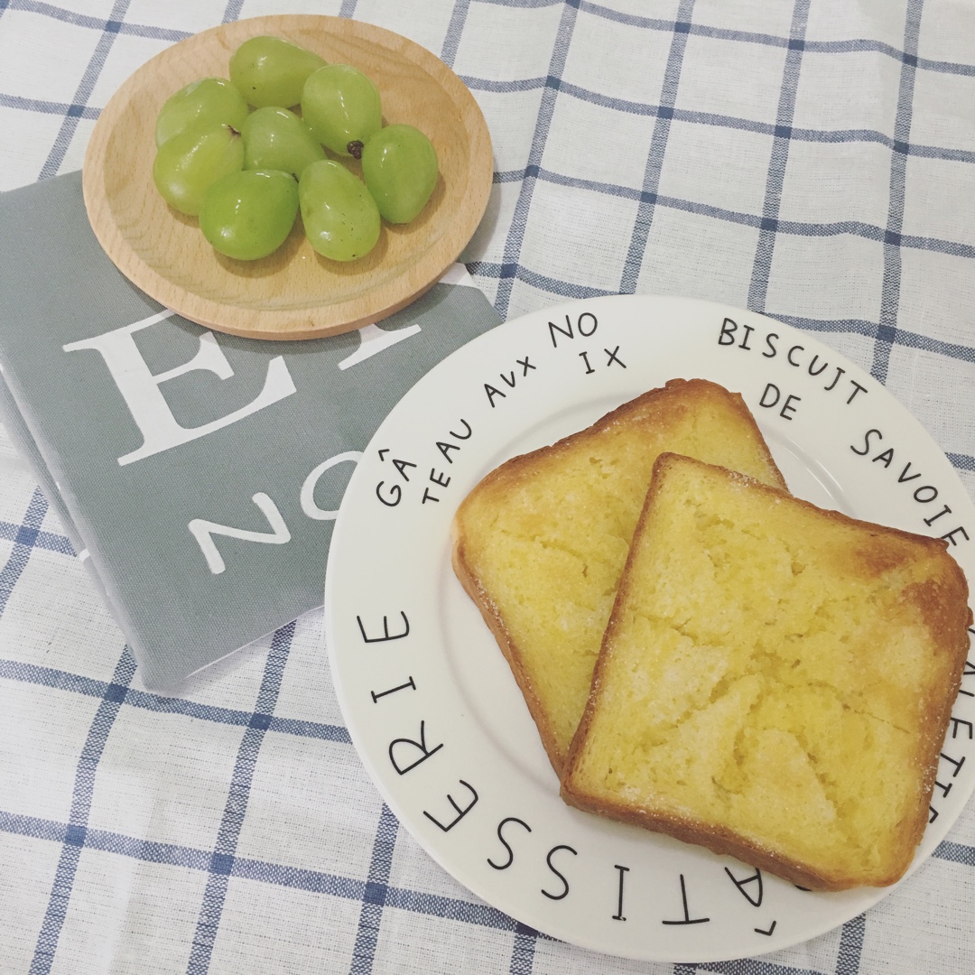 奶油砂糖厚片土司