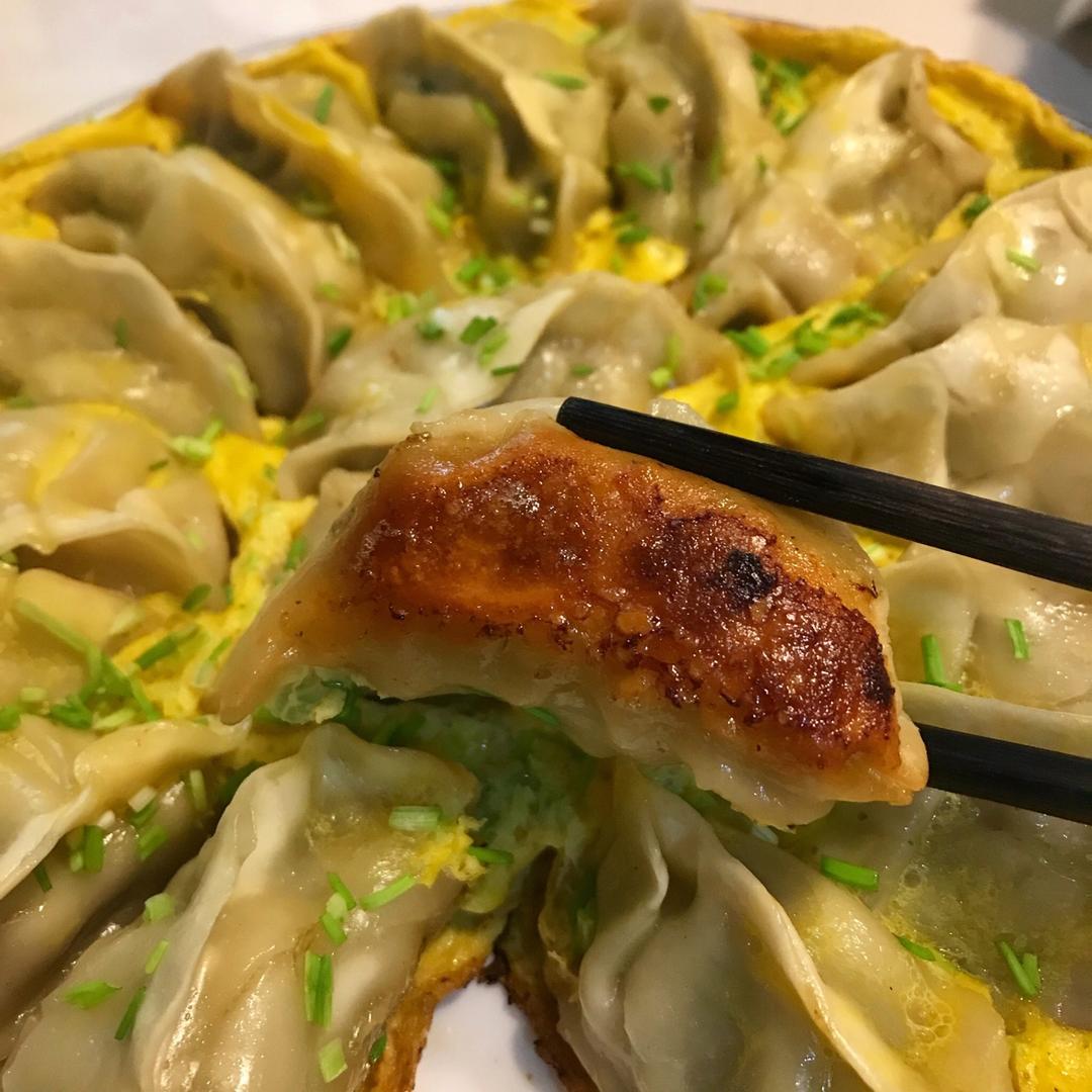 懒人快手抱蛋煎饺