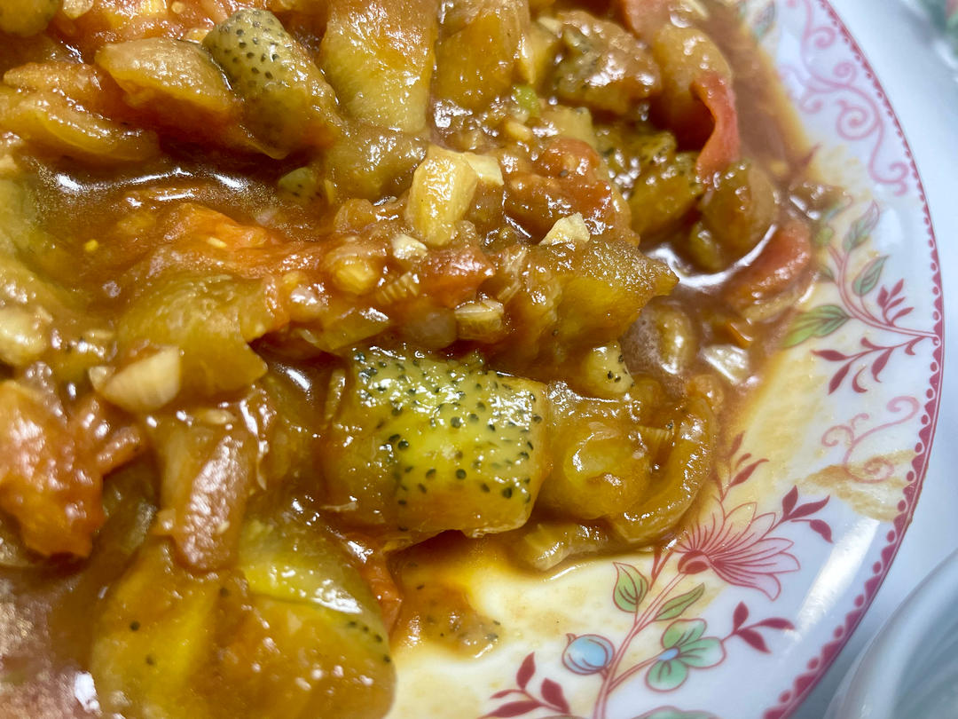 懒人少油烧茄子