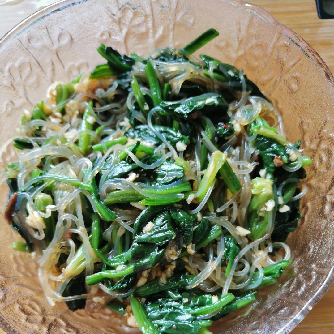 凉拌菠菜粉丝