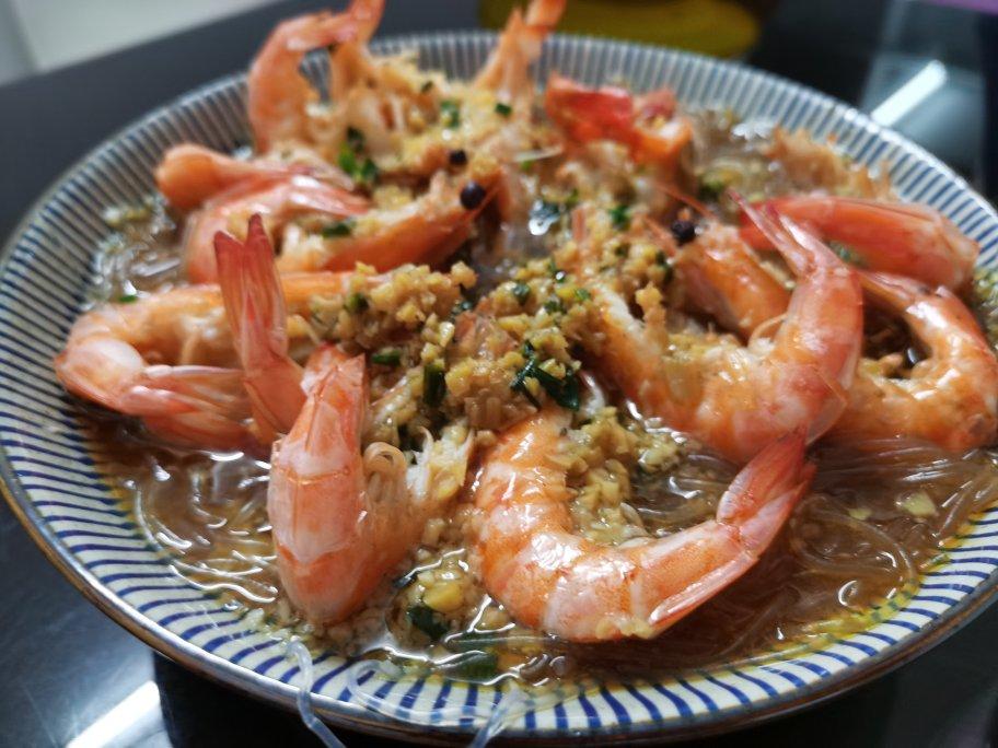 蒜蓉粉丝蒸虾