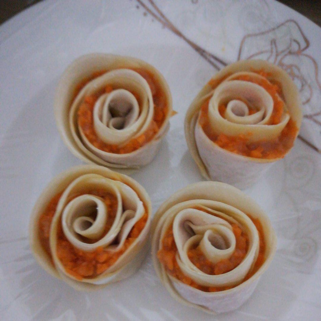 玫瑰花饺子