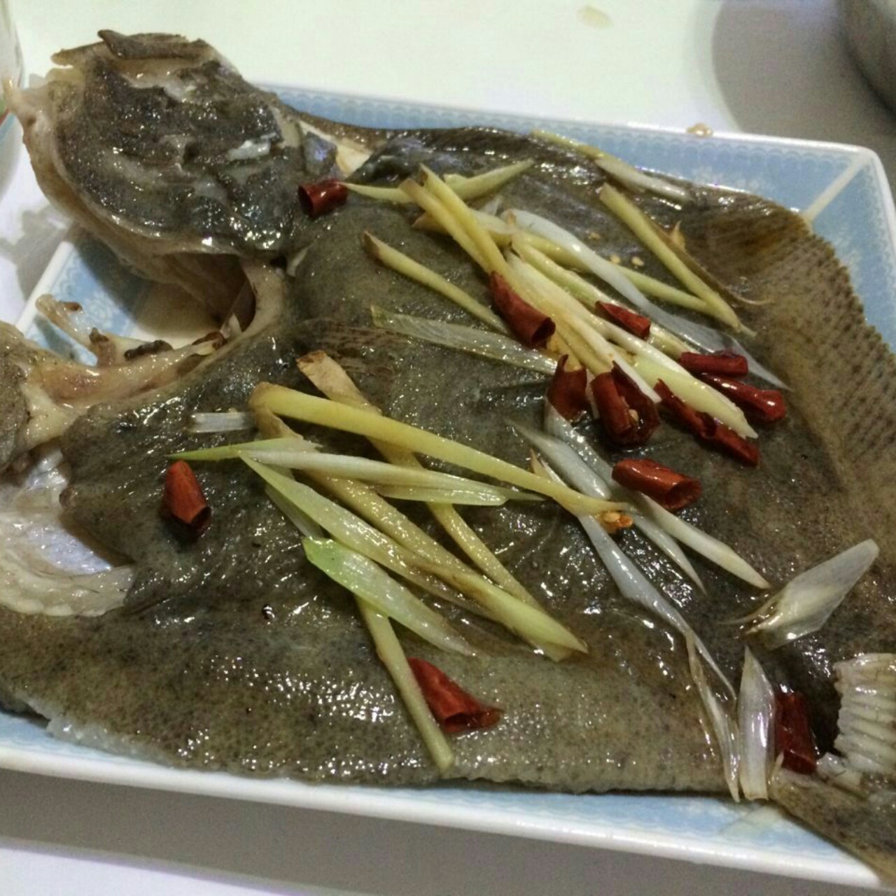 清蒸多宝鱼