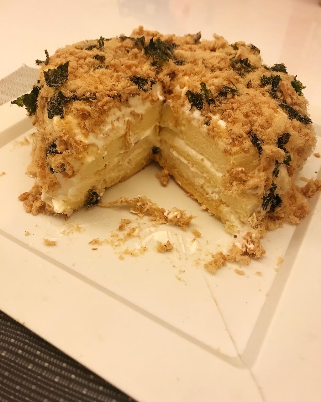 娴丫做的沙嗲蛋糕