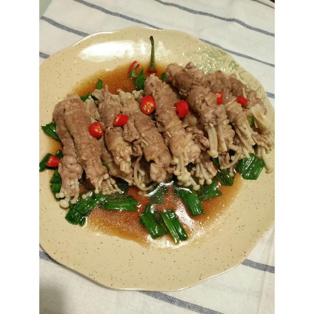 肥牛金针菇卷