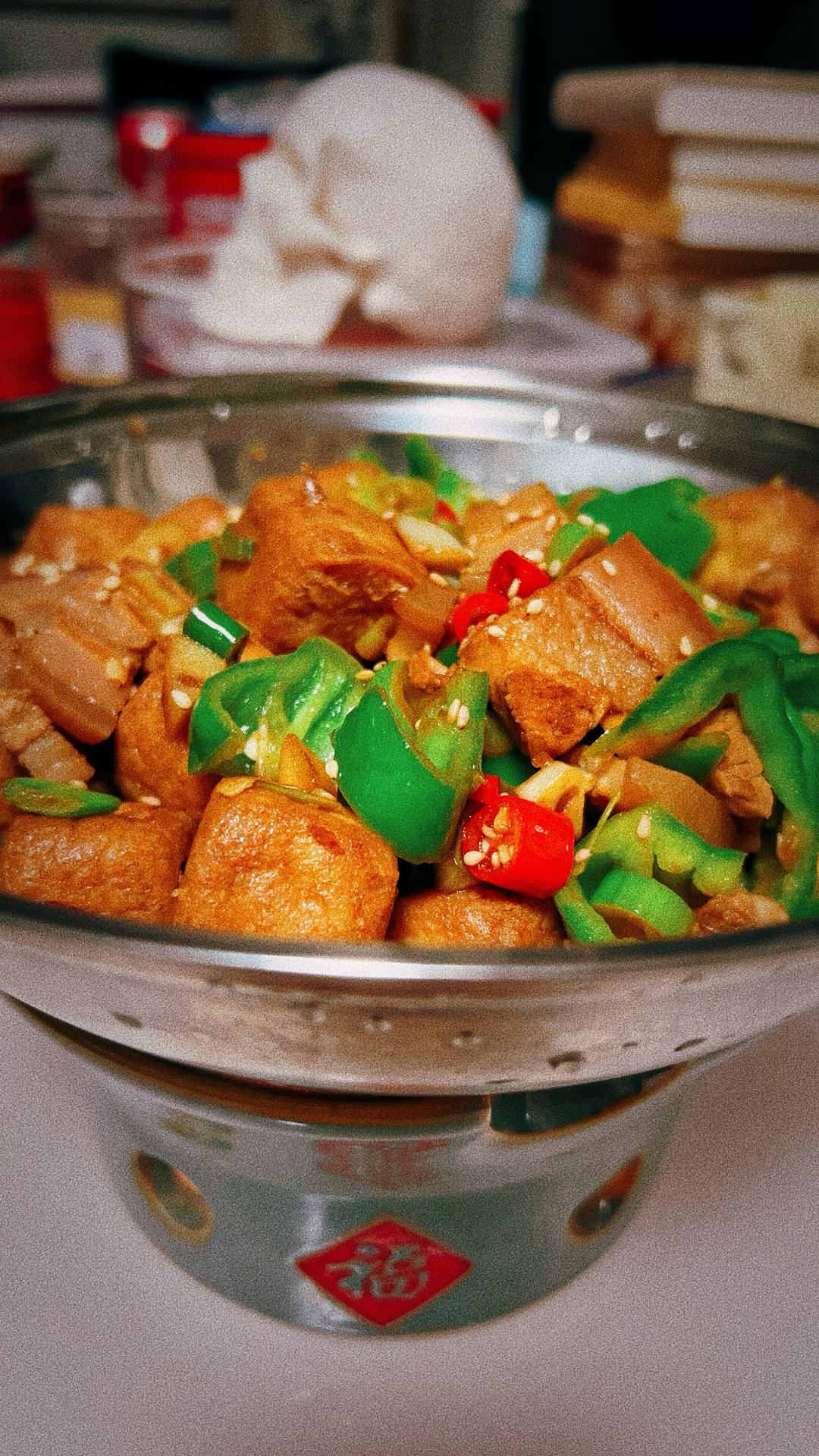 五花肉锅仔烧豆腐