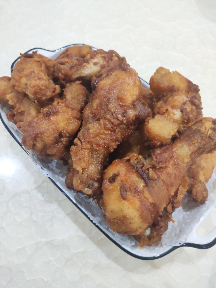 不用炸鸡粉也可以炸出酥脆炸鸡腿