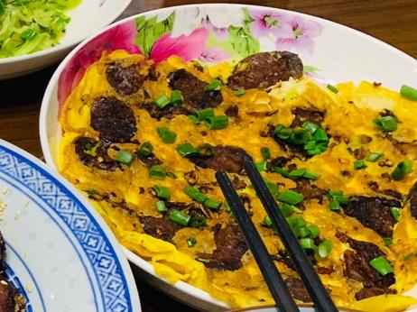 香肠（腊肠）鸡蛋煎饼