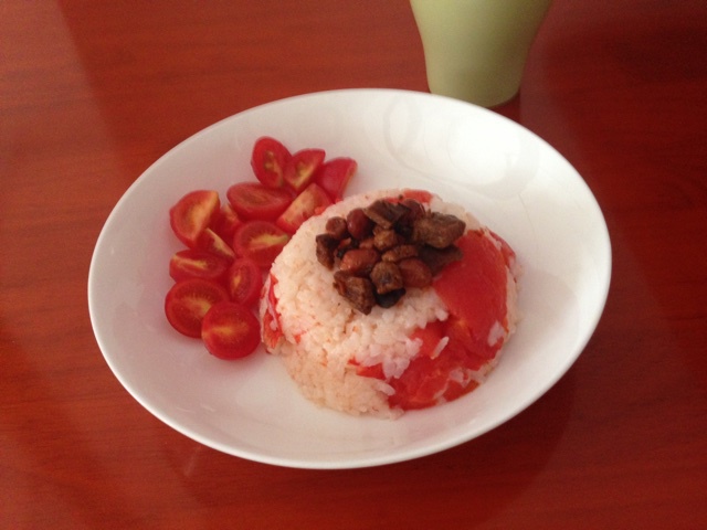 整个番茄饭