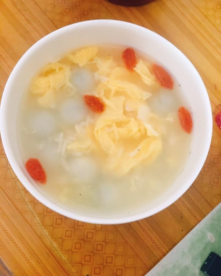 蛋花酒酿圆子