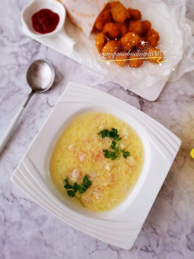 芒果布丁8080做的香菇虾仁鸡蛋粥