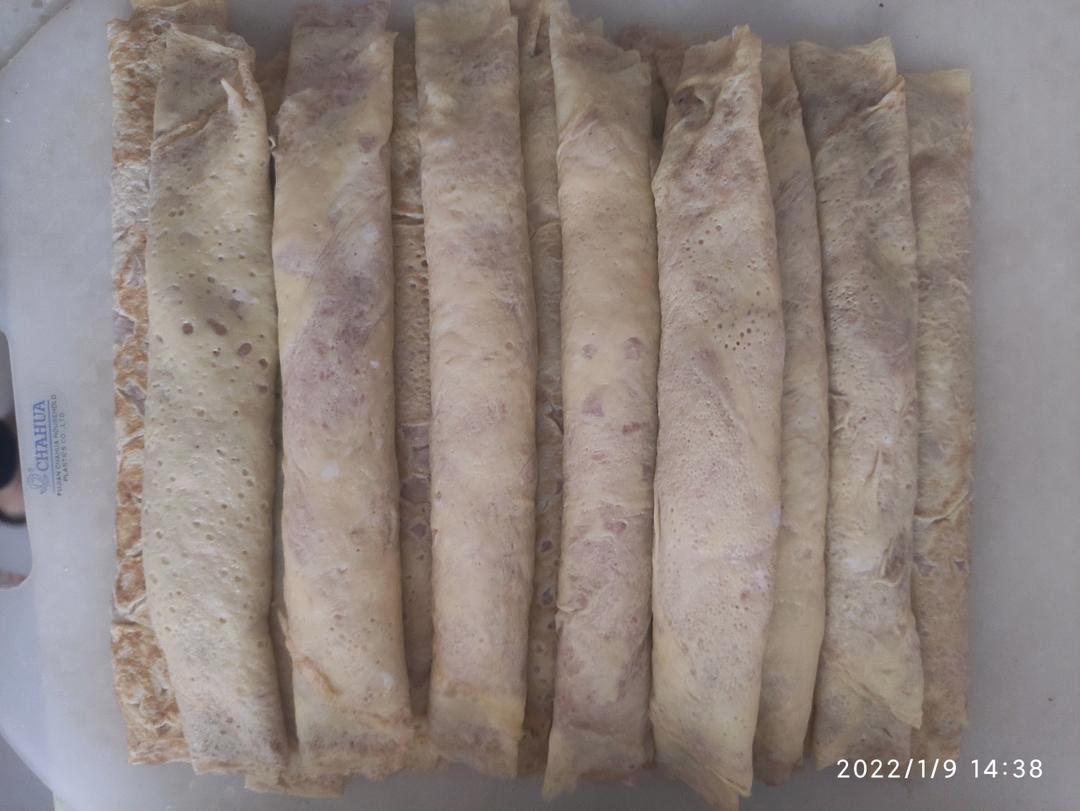 博山卷尖（鲁菜经典，内含摊鸡蛋饼手法）