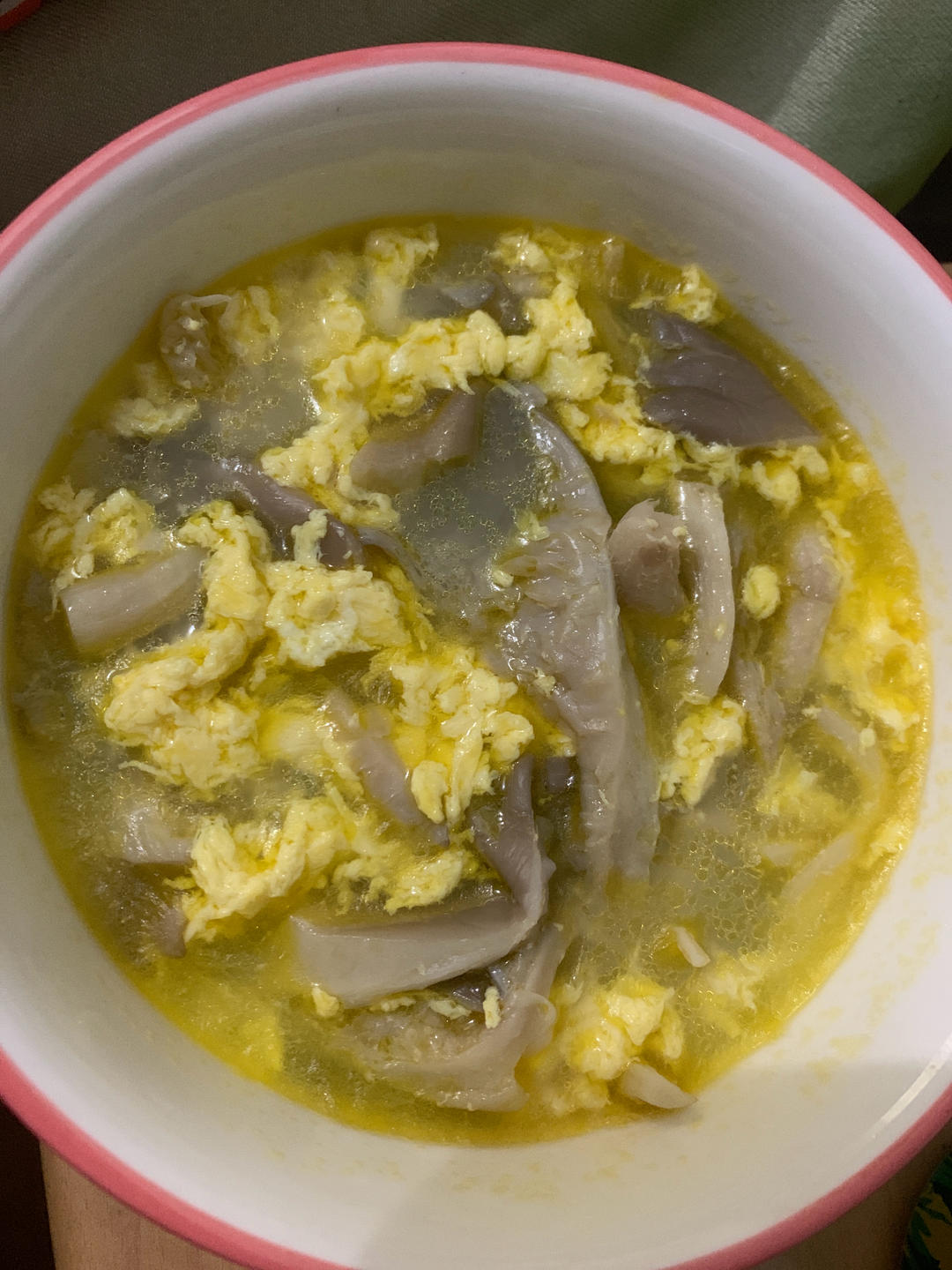 平菇鸡蛋汤
