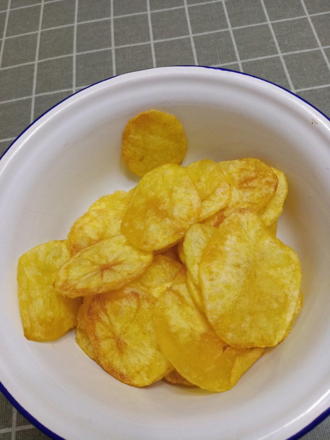 自制炸薯片，学会以后再也没买过薯片