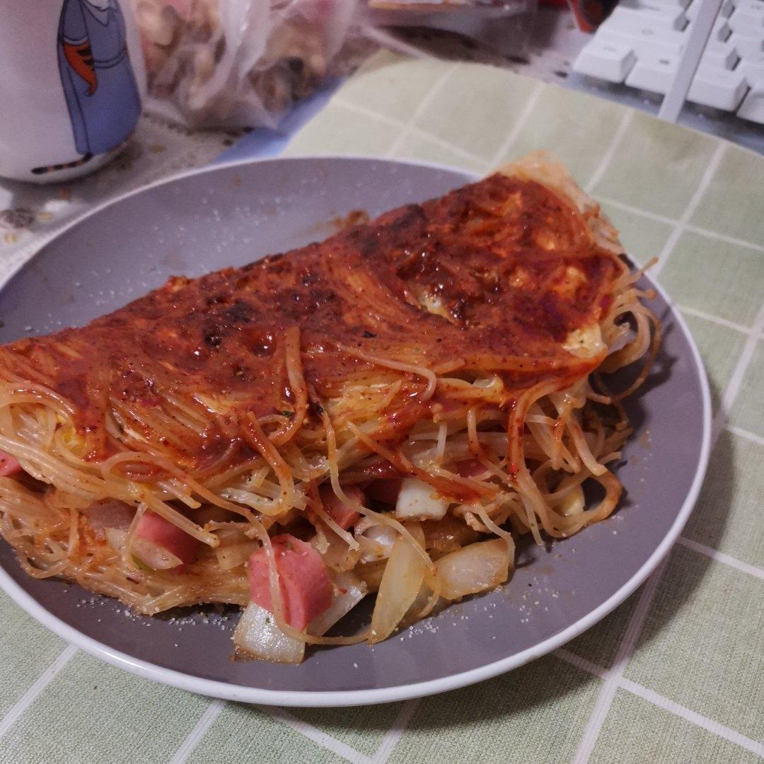 街头烤冷面