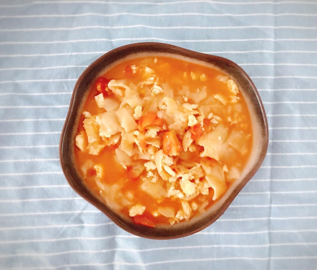 西红柿鸡蛋烩饼