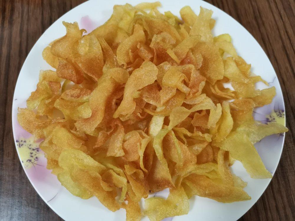 自制炸薯片，学会以后再也没买过薯片