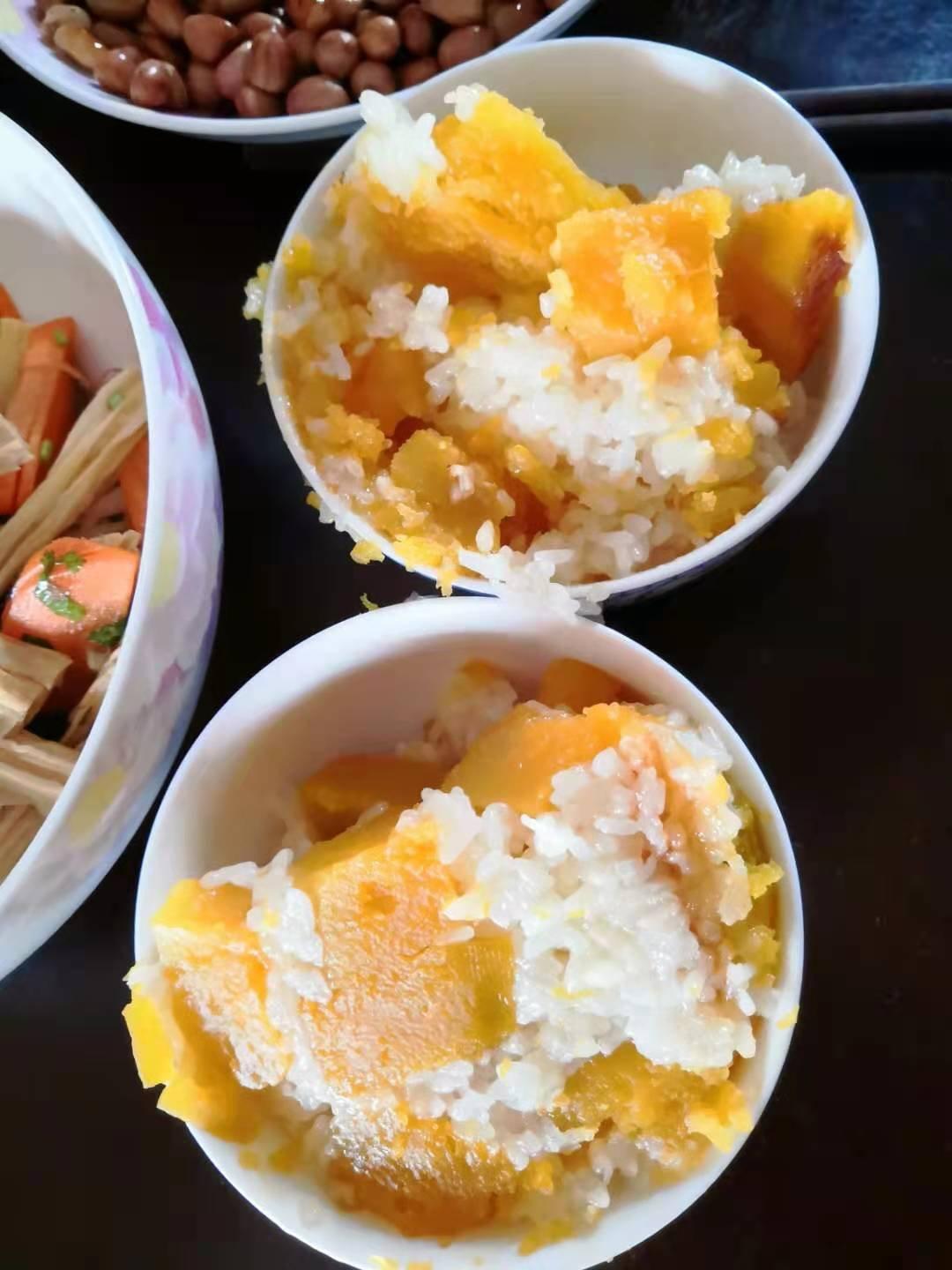 电饭锅南瓜饭