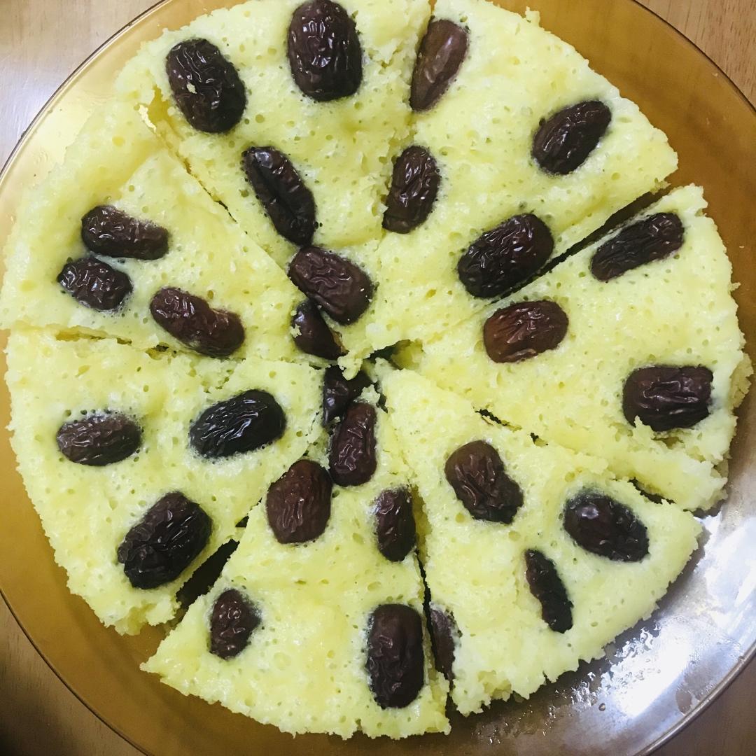 牛奶鸡蛋玉米发糕
