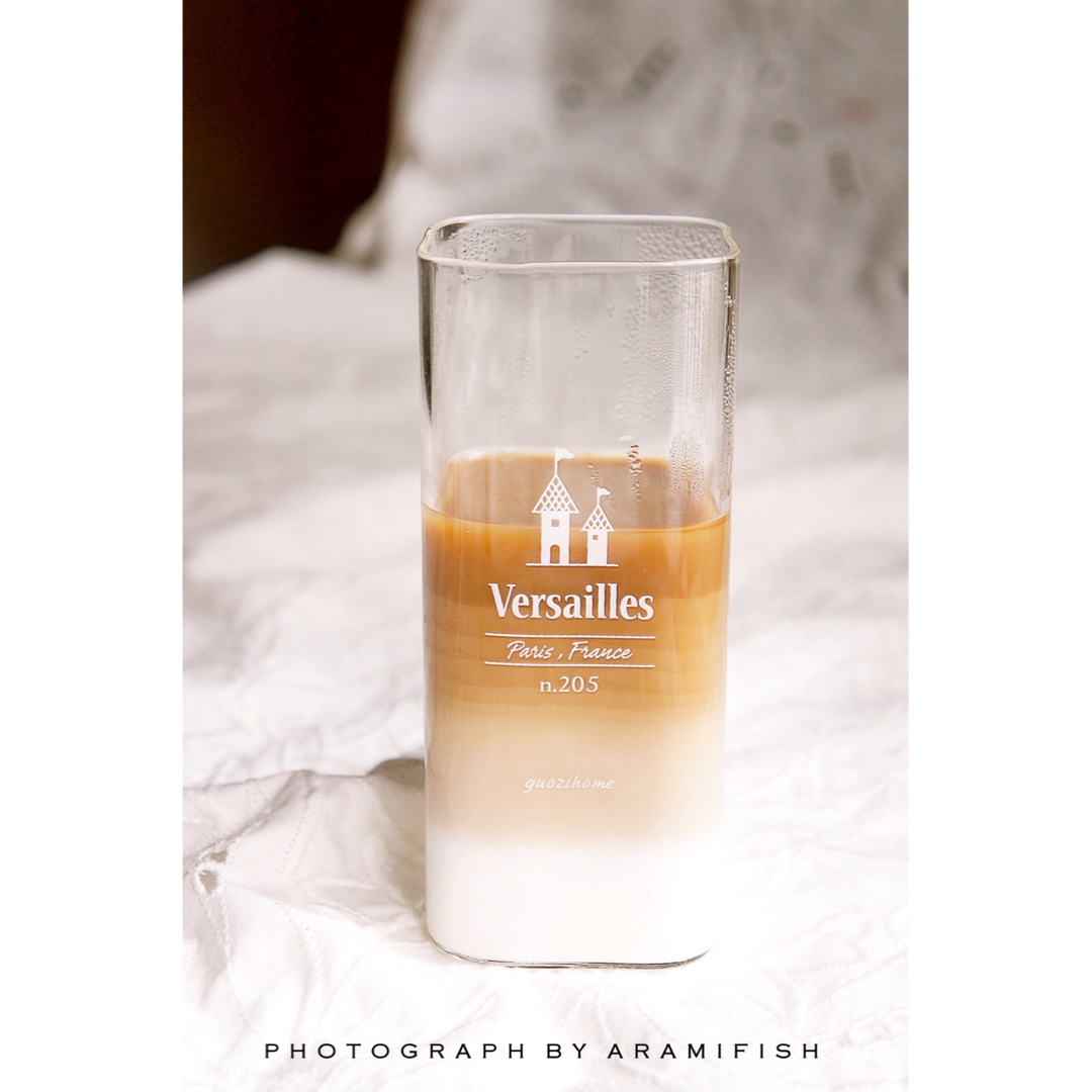 手冲渐变牛奶咖啡——超美丽