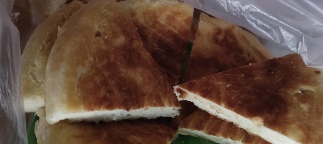 手不沾面做发面大饼
