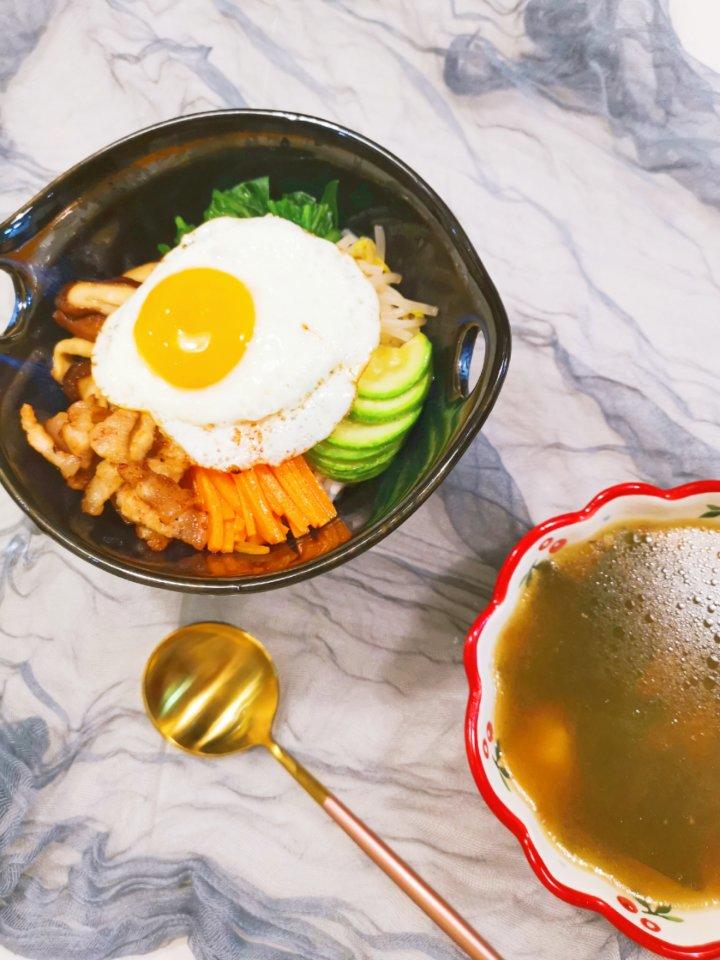 韩国拌饭 简易版石锅拌饭